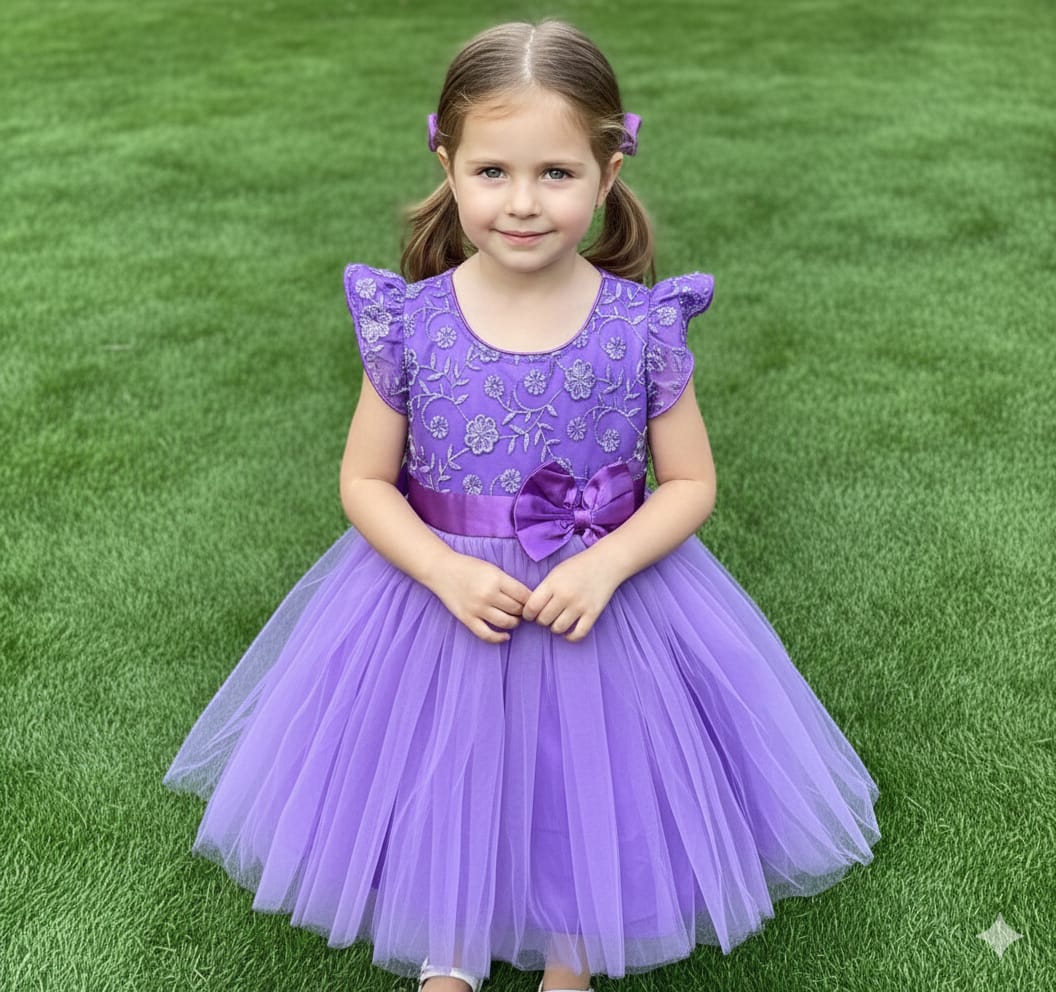 2b4120a1-73fc-4133-8399-133036bdbd6a New Baby Party Dress – Exclusive Eid Collection - Image 1